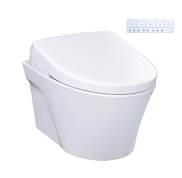 Крышка биде TOTO S7 TCF4E360KCN и подвесной унитаз TOTO CW822EB