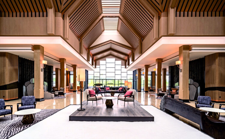 Центральное лобби The Westin Nanjing Resort & Spa